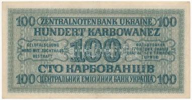 Ukrajna / Német megszállás 1942. 100K T:III 
Ukraine / German occupation 1942. 100 Karbowanez C:F
...