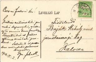 1914 Bácskossuthfalva, Kossuthfalva, Moravica, Ómorovica, Stara Moravica; Római katolikus templom be...