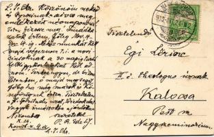 1915 Nagyszombat, Tyrnau, Trnava; Ferenc József tér, Szentháromság szobor, piac, Tausky J. fiai utód...