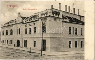 1913 Eperjes, Presov; Katolikus Rákóczi kör. Divald Károly fia / Catholic Circle