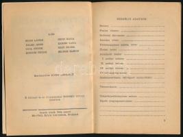 1963-64 Úttörő naptár + VIT-dalosfüzet, Ifjúsági Lapkiadó Vállalat, kiadói papírkötésben