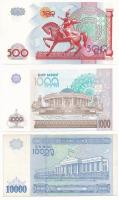 Üzbegisztán 1991. 500S + 2001. 1000S + 2017. 10.000S T:I-III
Uzbekistan 1991. 500 S'om + 2001....