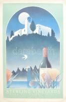 Sterling Vineyards Napa Walley kalirforniai borászat plakátja 55x65 cm / Californian winery poster