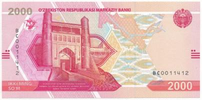 Üzbegisztán 2021. 2000S "BC 0011412" T:I Uzbekistan 2021. 2000 So'm "BC 0011412&...