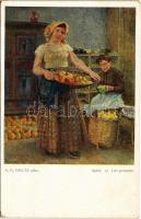 1912 Les pommes / Äpfel. Galerie Wiener Künstler Nr. 95. s: A. D. Goltz (EK)