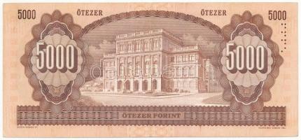 1990. 5000Ft "H 30686726" T:III Hungary 1990. 5000 Forint "H 30686726" C:F Adamo...