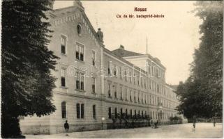 1910 Kassa, Kosice; Cs. és kir. hadapród iskola / K.u.k. military cadet school