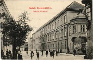 1912 Nagyszombat, Tyrnau, Trnava; Tanítóképző intézet / teachers training institute + POSTAKALAUZ NAGY-SZOMBAT-SZERED-GALÁNTA KÖZÖTT