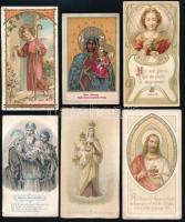Több mint 80 db régi szentkép, közte litho