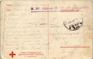 1917 IV. Károly, Zita királyné és Ottó a trónörökös. Magyar Vöröskereszt Egylet Szeretetadomány oszt...