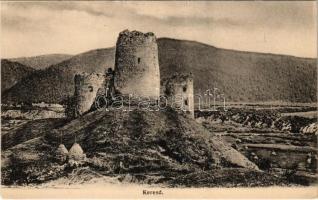 Keresd, Cris, Kreis; várrom. Schuster Emil kiadása / castle ruins