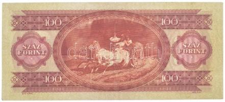 1947. 100Ft "B 307 016777" T:III / Hungary 1947. 100 Forint "B 307 016777" C:F
...