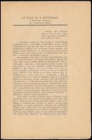 Slatinay Ernő: Az élet és a művészet. Dolgozatok a Kir. Magy. Pázmány Péter Tudományegyetem Philosop...