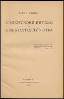 Zakar András: A szenvedés értéke és a megtestesülés titka. Dolgozatok a Pázmány Péter Tudományegyete...