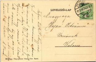 1912 Temesvár, Timisoara; Józsefváros, Iskola Nővérek Intézete, udvar / Iosefin, girl school, courty...