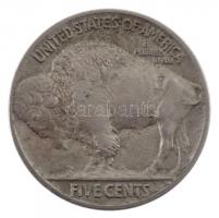 Amerikai Egyesült Államok 1913. 5c Cu-Ni Buffalo T:2 USA 1913. 5 Cents Cu-Ni Buffalo C:XF Krause KM#134