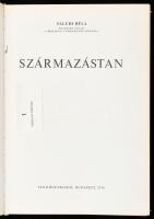 Faludi Béla: Származástan. Bp., 1974., Tankönyvkiadó. 3 melléklettel. Kiadói nylon-kötés, kiadói pap...