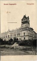 1911 Nagyenyed, Aiud; Alsó-Fehér vármegyeháza. Földes Ede kiadása / county hall