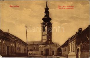 1907 Karánsebes, Caransebes; Görögkeleti templom / Orthodox church (EK)