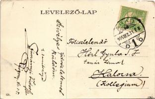 1906 Arad, Minoriták temploma, Deutsch Testvérek központi divatáruháza, Turul cipőgyár rt., Náder J....