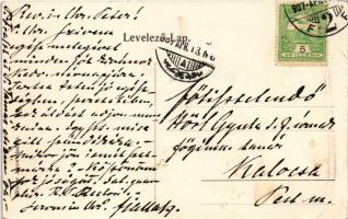 1907 Szatmárnémeti, Satu Mare; Római katolikus székesegyház belső. Reizer János kiadása / cathedral ...