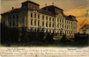 1912 Temesvár, Timisoara; Magy. kir. áll. főgimnázium / school (EB)