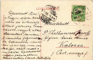 1909 Temesvár, Timisoara; Várrészlet a színházzal, Belváros, kőraktár. Moravetz testvérek kiadása / ...