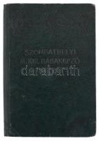 1933 Szombathelyi Bábaképző Intézet bába oklevél