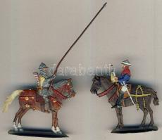 2db paripás ólomkatona / 2 pieces lead soldiers on horseback