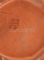 Komlós testvérek Budapest: Szerelmesek. Mázas kerámia jelzett, hibátlan. m: 38 cm