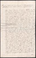 1820 Tahy Antal ítélőmester által aláírt viaszpecsétes eperjesi irat