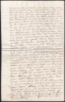 1820 Tahy Antal ítélőmester által aláírt viaszpecsétes eperjesi irat