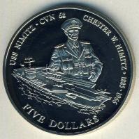 Libéria 2001. 5$ "Nimitz-tengeralattjáró" T:BU