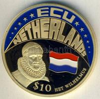 Libéria 2001. 10$ "Hollandia-ECU" multicolor T:PP