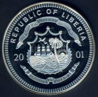 Libéria 2001. 20$ Ag "Belgium" T:PP