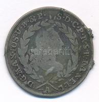 Német Államok / Bajorország 1767A 20kr Ag III. Miksa T:3 patina, fny. German States / Bavaria 1767A 20 Kreuzer Ag Maximilian III C:F patina, ear marks Krause KM#528.2