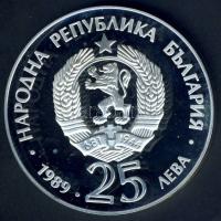 Bulgária 1989. 25L Ag "Olimpia-evezés" T:PP