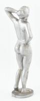 Női akt. Aluminium szobor. 29 cm