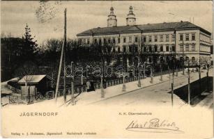 1903 Krnov, Jägerndorf; K. k. Oberrealschule / school