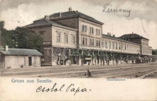 Semlin railway station (Rb)