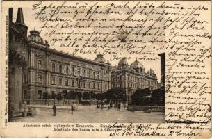 1902 Kraków, Krakkó, Krakau; Akademia sztuk pieknych / Kunst-Academie / Académie des beaux arts / Academy of Fine Arts (EK)