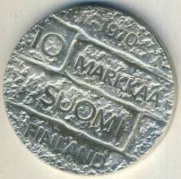 Finnország 1970. 10M Ag "Paasikivi elnök" T:1-/2+