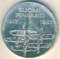 Finnország 1967. 10M Ag "Függetlenség 50. évfordulója" T:2