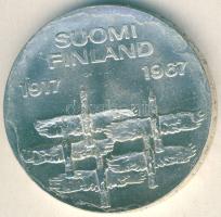 Finnország 1967. 10M Ag "Függetlenség 50. évfordulója" T:2