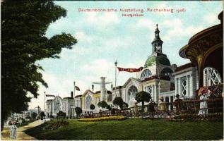 Liberec, Reichenberg; Deutschböhmische Ausstellung 1906. Hauptgebäude / German Bohemian Exhibition 1906. Main building (EK)