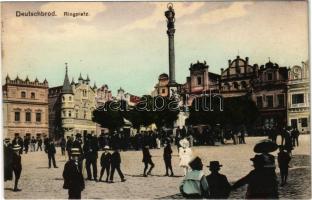 Havlíckuv Brod, Deutschbrod; Ringplatz / square, market, shops