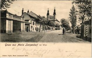 1904 Maria Lanzendorf bei Wien, Strasse, Feuerloschrequisiten-Depot / street, Firefighting Depot