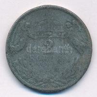 191? 2K "Ferenc József" korabeli? fém hamisítványa (7,49g) T:3
191? 2 Korona "Franz ...