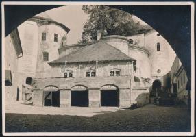 cca 1930 Munkácsi vár, 16x11 cm
