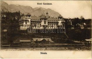 Sinaia, Hotel Caraiman, industrial railway line, cargo trains (EK)